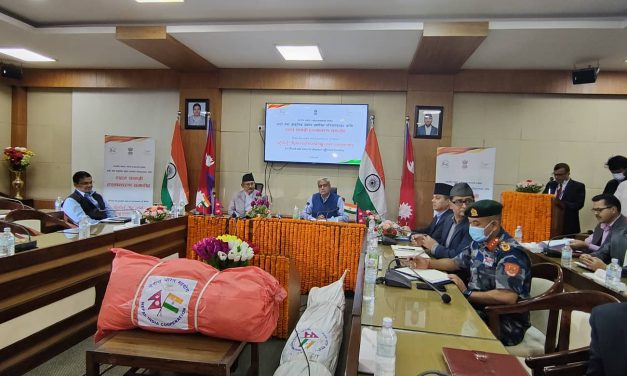 India Provided Relief materials to disaster victims