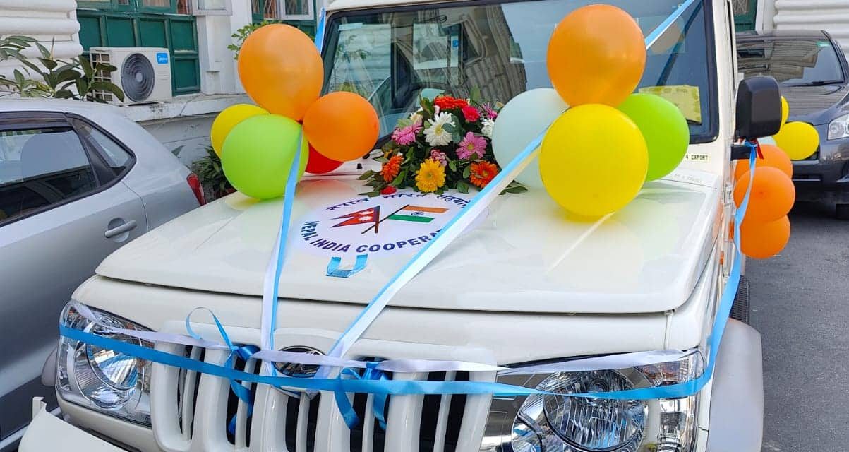 India gifted 200 vehicles to Nepal for elections