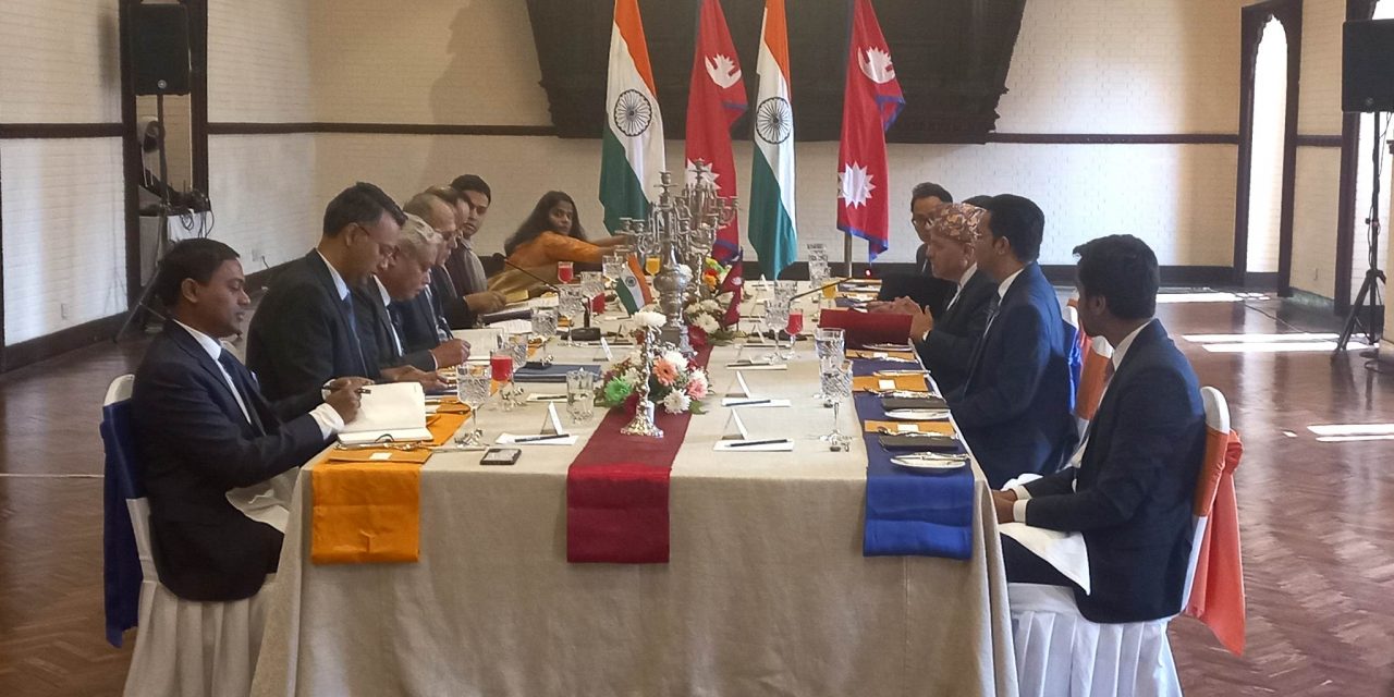 What’s Nepal-India’s Secretary level meeting concluded?