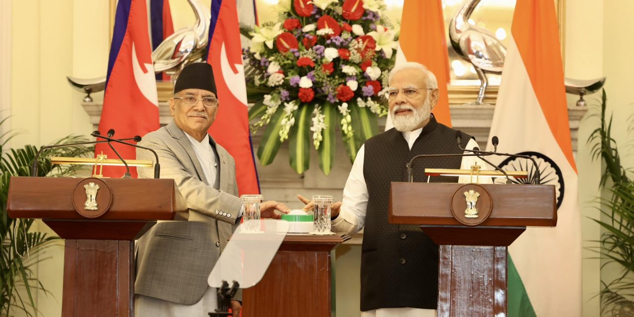 What India said about Prime Minister Prachanda’s visit?