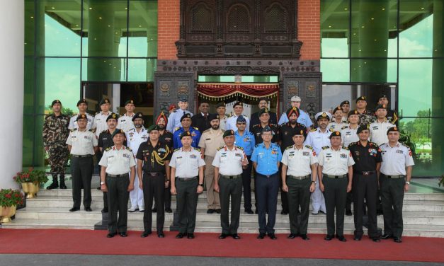 Army Chief Sharma meets Vice Marshal Manish Kumar Gupta
