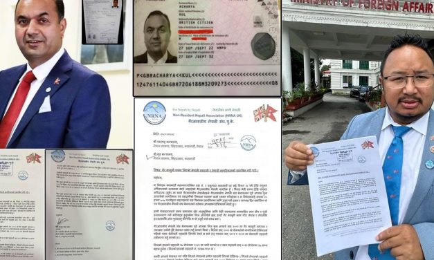 Gahamagar files writ against NRNA chairperson Acharya, illegally obtained Nepali Passport and citizenship alleged