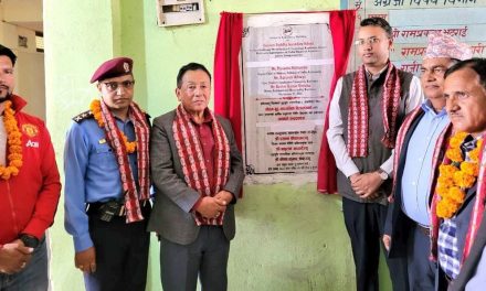 Indian assistance School and laboratory building inaugurated