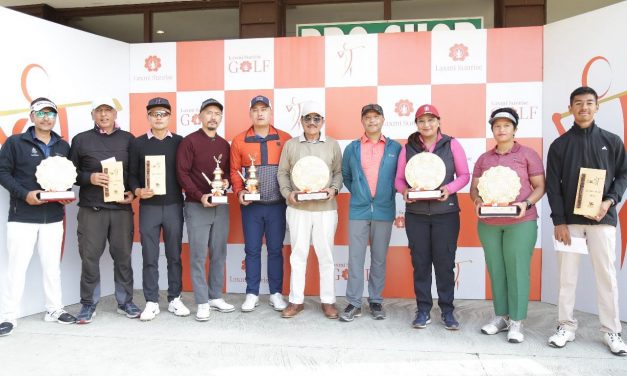 Norbu became champion of Laxmi-Sunrise Bank Invitational Golf Tournament