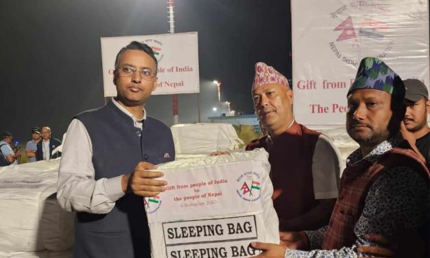 India again provides relief materials to Jajarkot earthquake victims