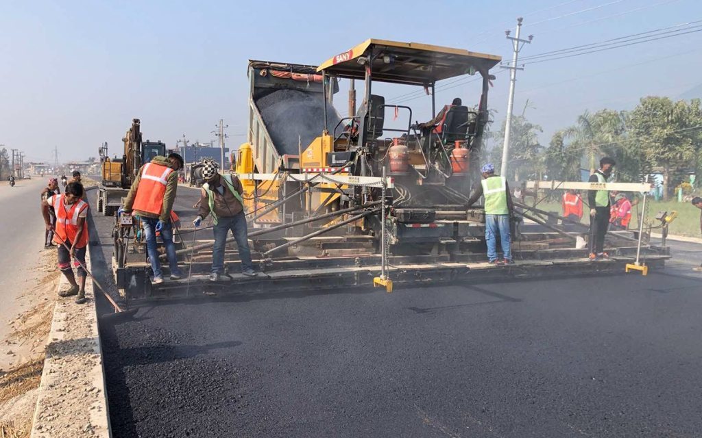 Narayangarh-Butwal road section: 18-km blacktopped in eastern section