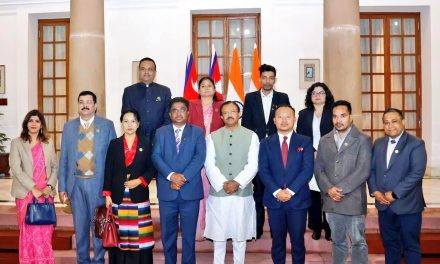 Indian Minister of State for External Affairs and a group of Nepali MPs met in Delhi