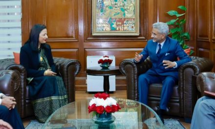 Foreign Secretary Lamsal meets Indian Foreign Minister Jaishankar in Delhi