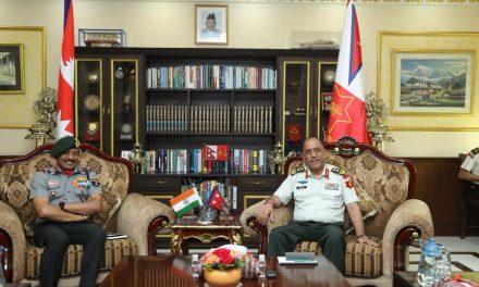 Lieutenant General of the Indian Army meets with the Chief of Army Staff