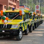 Nepal receives 35 ambulances and 66 school buses from India