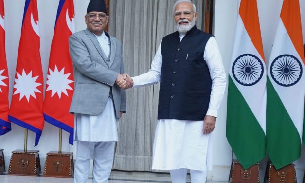 PM Dahal and Indian counterparts Modi had a telephone conversation