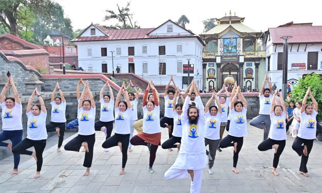 Indian Embassy’s ‘Curtain Raiser’ program on the occasion of Yoga Day (Photo Featured)