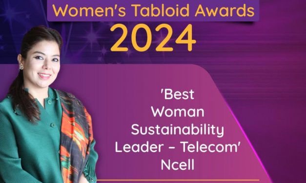 Ncell’s Corporate Communications & CSR Head Visakha honored with the Women’s Tabloid Awards 2024′