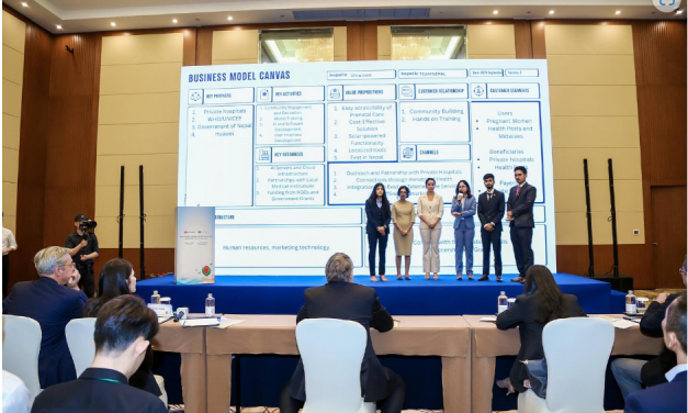 Nepali Students Win People’s Choice Award at Asia-Pacific Digital Talent Summit 2024