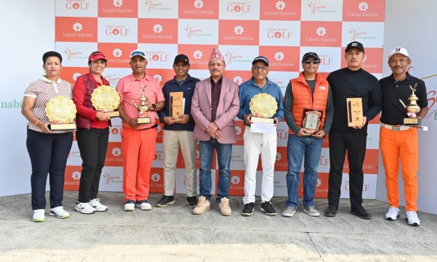 Laxmi Sunrise Bank’s 9th Invitational Golf Tournament concluded