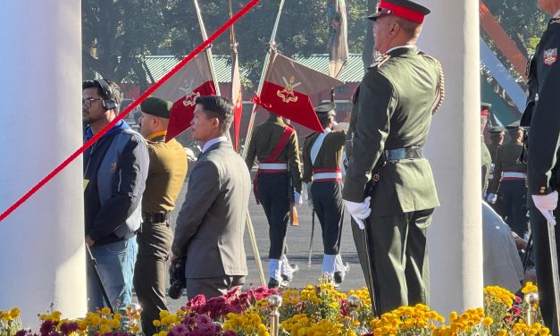 General Sigdel Reviewed the Officer Cadets’ Passing out Parade at the Indian Military Academy