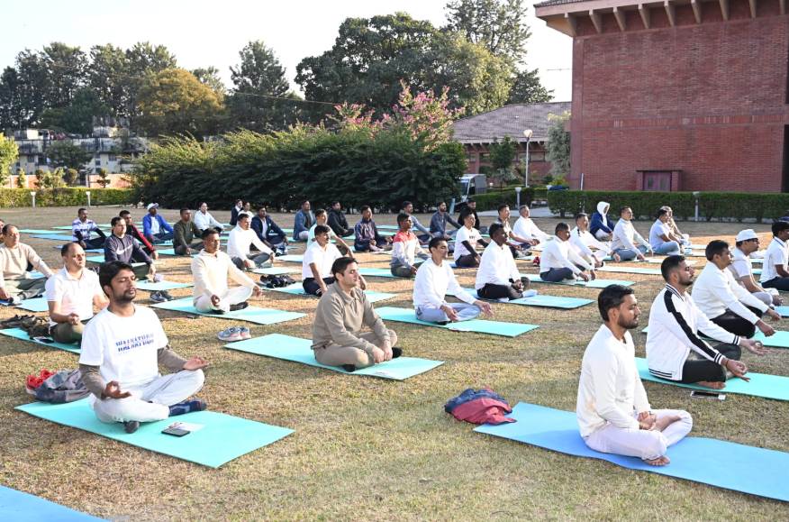 Kathmandu Indian Embassyhosted a meditation program