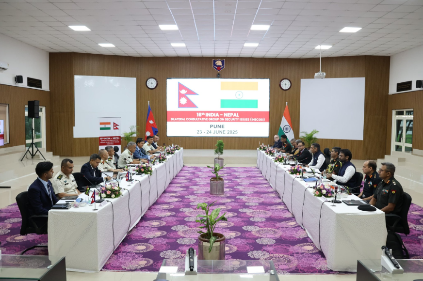 Nepal-India Hold 16th Bilateral Consultative Group Meeting on Security Issues in Pune