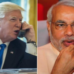 Trump and Modi held a telephone conversation