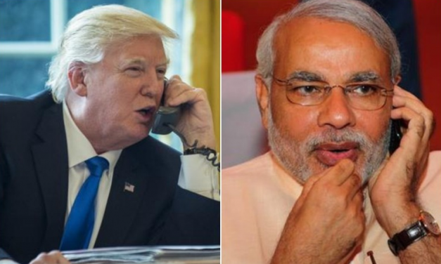 Trump and Modi held a telephone conversation