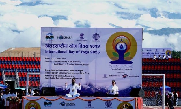 International Yoga Day Celebration Concluded in Lumbini