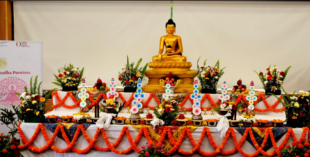Indian Embassy commemorates Buddha’s first sermon on Ashadh Purnima