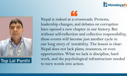 Nepal at the Crossroads: Protests, Corruption, and the Need for Hard Work