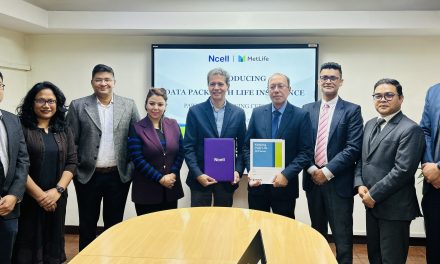 Ncell’s data pack users to receive MetLife’s Insurance Protection