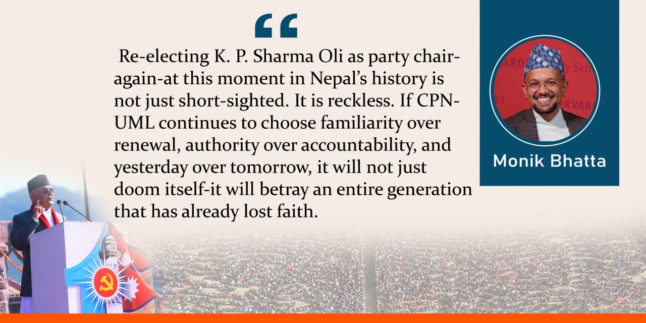 Electing Yesterday Again: Why Re-Crowning Oli Is a Betrayal of Nepal’s Future