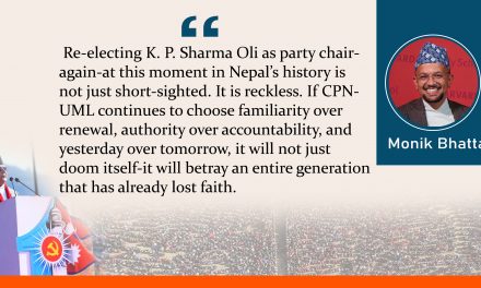 Electing Yesterday Again: Why Re-Crowning Oli Is a Betrayal of Nepal’s Future