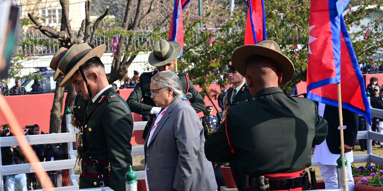 PM Karki pays tribute to martyrs