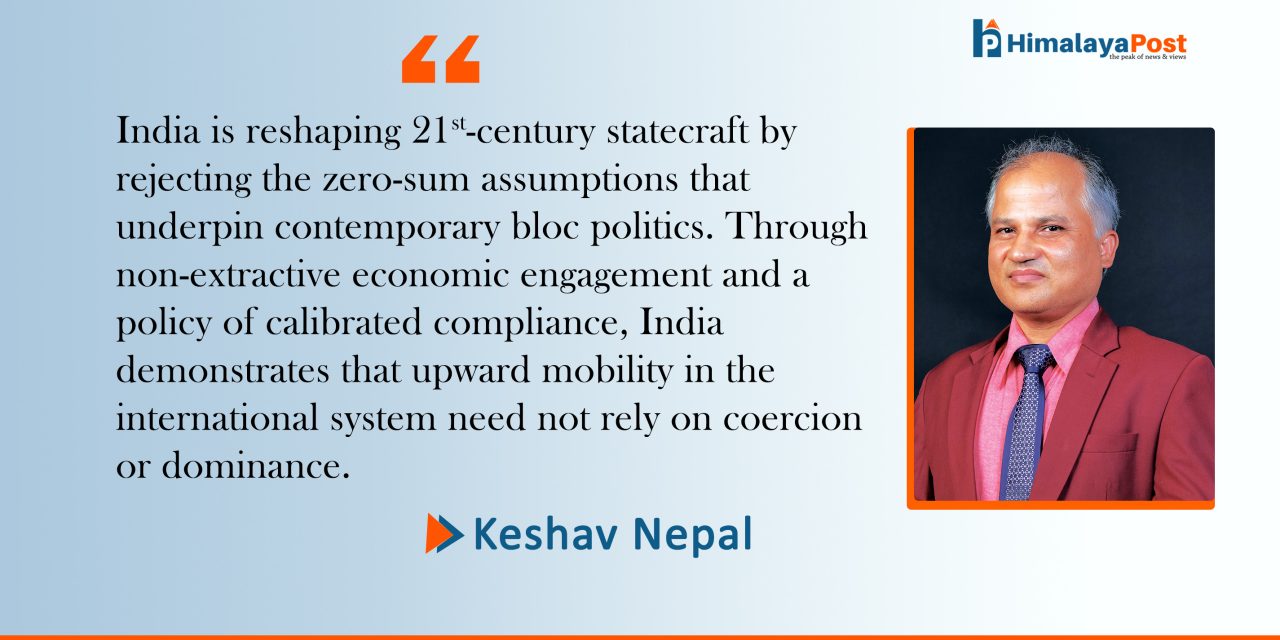 India as a Balancing Power in a Fragmenting International Order