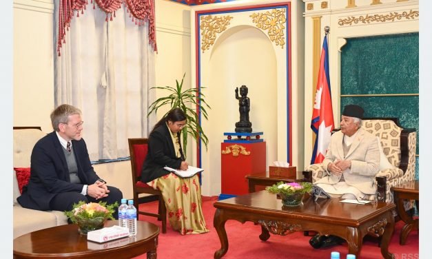 US ambassador pays farewell call to President Paudel