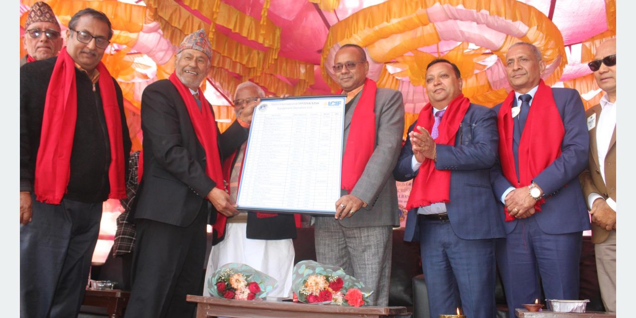 Equipment worth over 20 million handed to eye treatment centre
