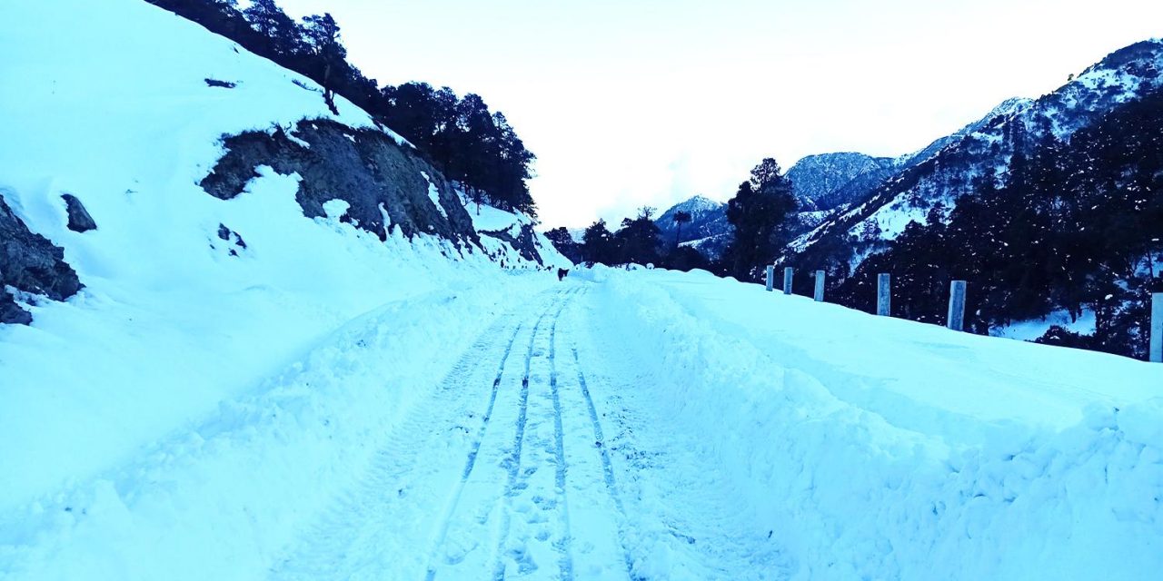 Mid-Hill Highway obstructed in Baglung due to heavy snowfall