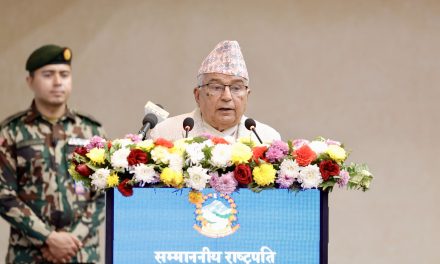 Abuse of authority is a serious challenge on state’s legitimacy, social justice: President Paudel