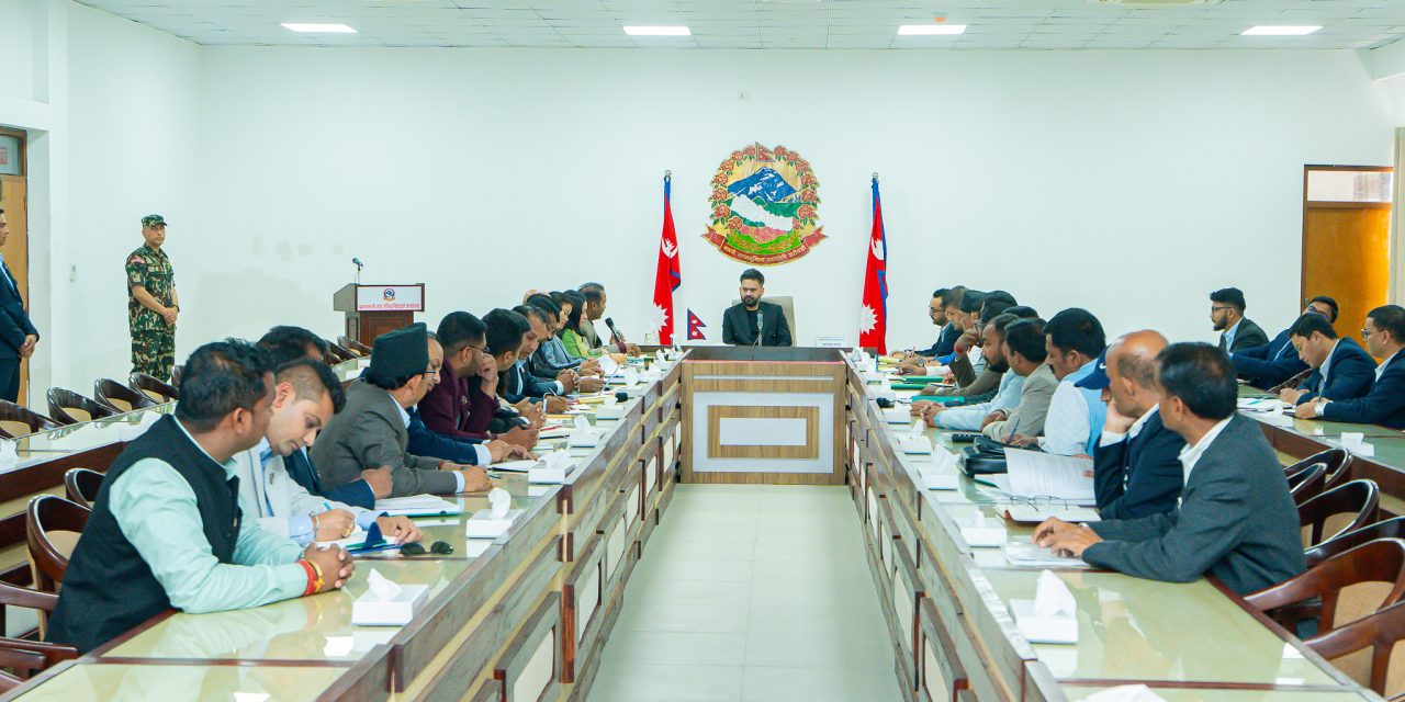 PM Shah sits for discussions with HoR members from Madhesh Province