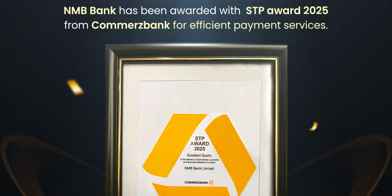 NMB Bank Wins Prestigious STP Award 2025 from Commerzbank