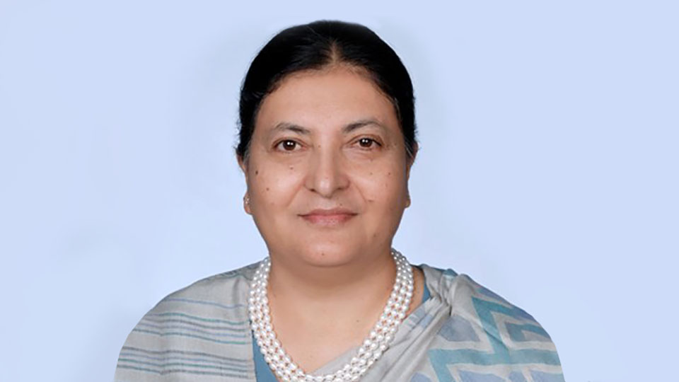 Former President Bhandari extends New Year best wishes