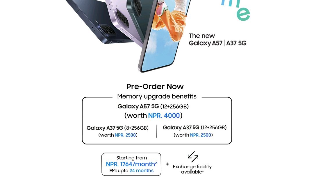 Samsung Nepal Unveils the Galaxy A57 5G and Galaxy A37 5G: Pre-order Now with Exclusive Offers