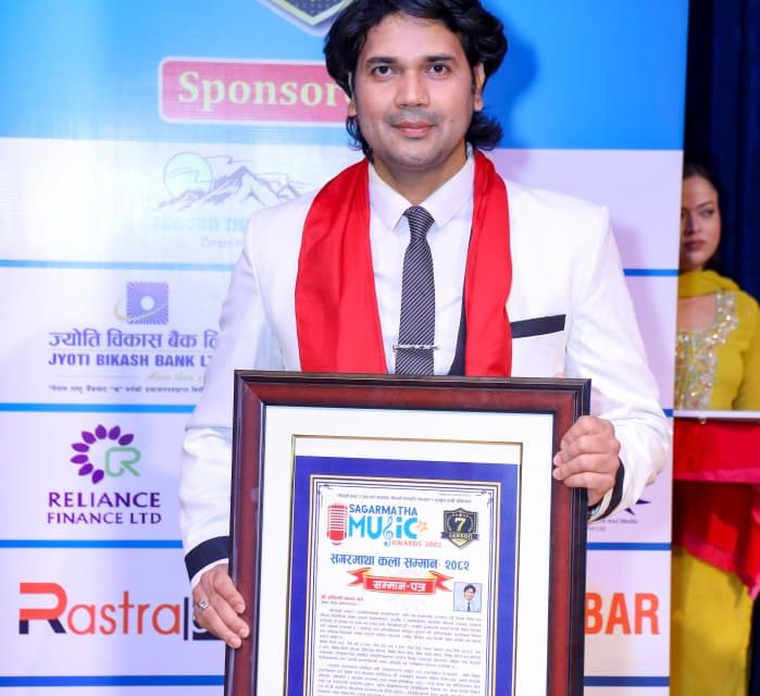Choreographer Aswini Kant Jha Receives Sagarmatha Art Honor 2082