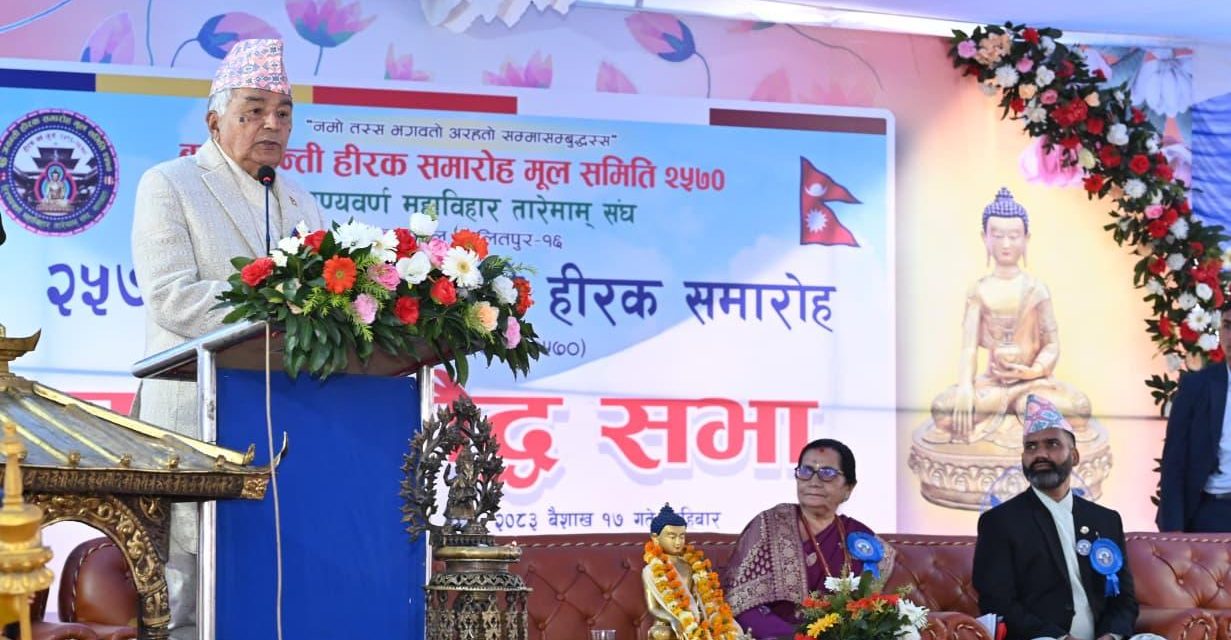 Buddha’s precepts alone are basis for sustainable peace and prosperity: President