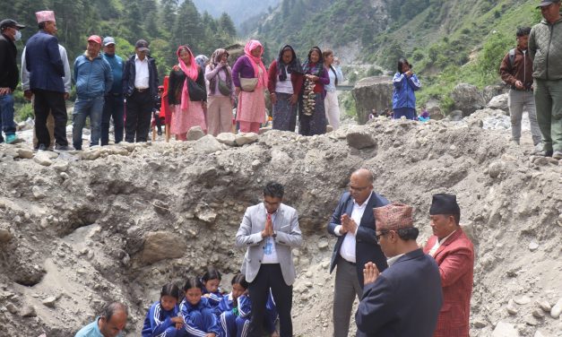 Foundation Stone Laid for Hospital Building in Manang