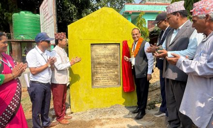 Foundation Stone laying ceremony of School Building in Kailali, Nepal