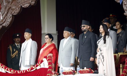 President Paudel attends Republic Day special ceremony