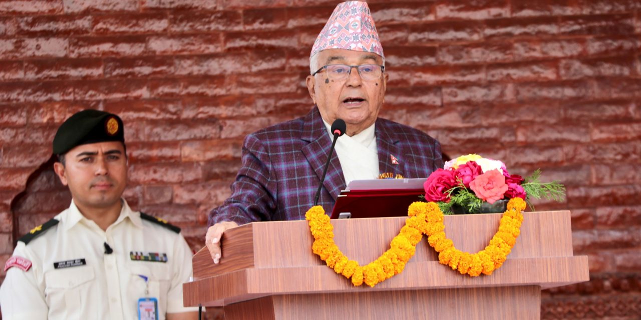 Literature, art, music bolsters social unity: President Paudel