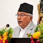 President Paudel unveiling government’s policies and programmes
