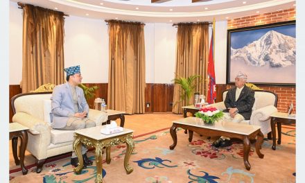 Speaker Aryal calls on President Paudel