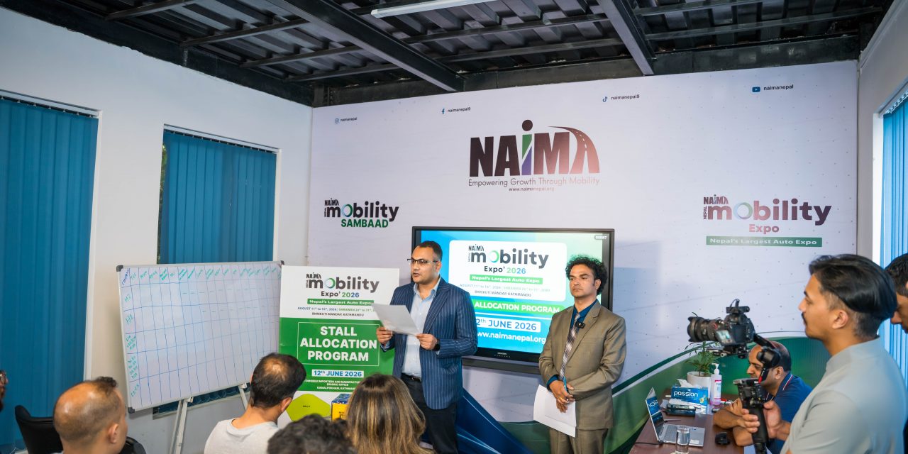  Stall Allocation Completed for NAIMA Nepal Mobility Expo 2026
