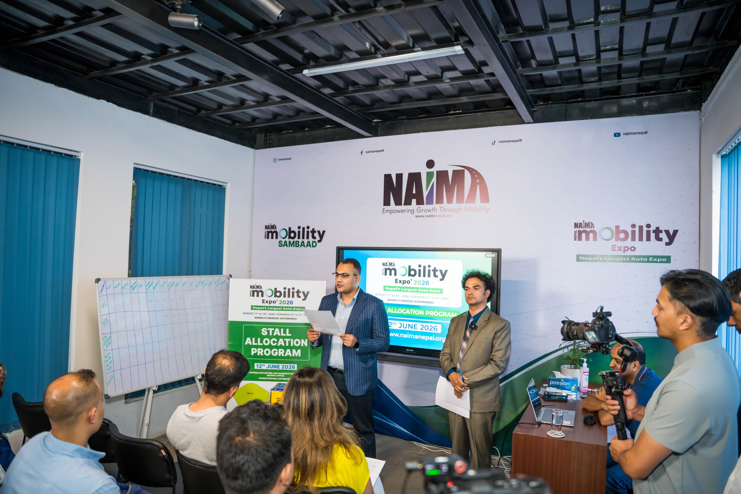  Stall Allocation Completed for NAIMA Nepal Mobility Expo 2026